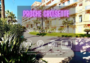 California Studio-Parking-Wifi-Confort- Jardin commun avec Splendide Vue Mer-CapitalChic Services Cannes